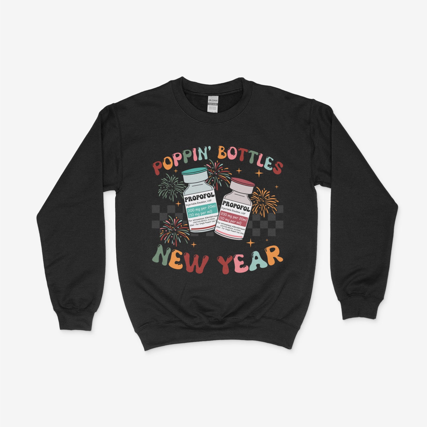 Popping sedation bottles New Year