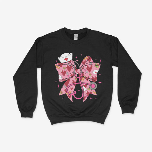Pink Bow Hearts