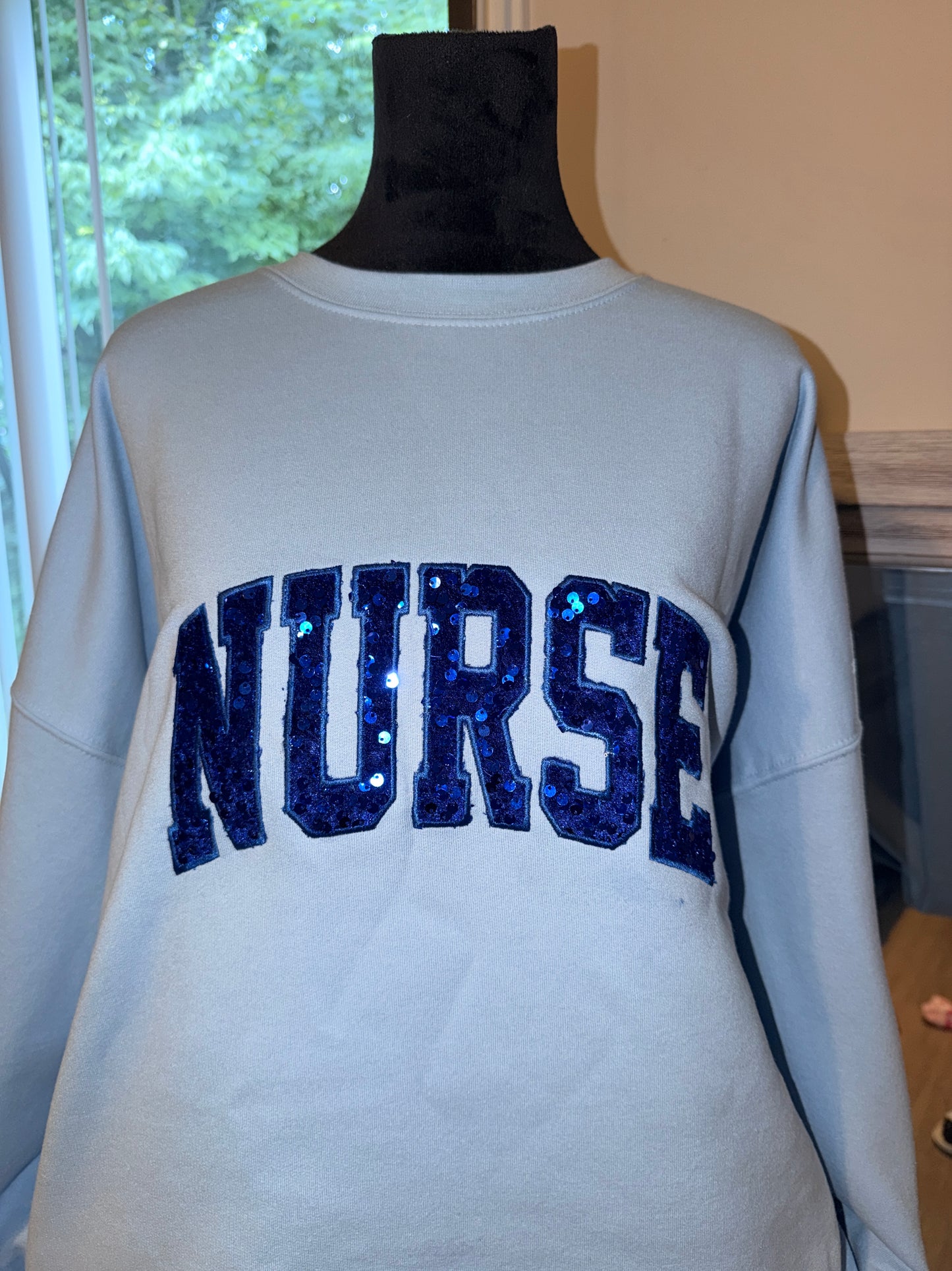 Custom Nurse Embroidered Sweatshirt