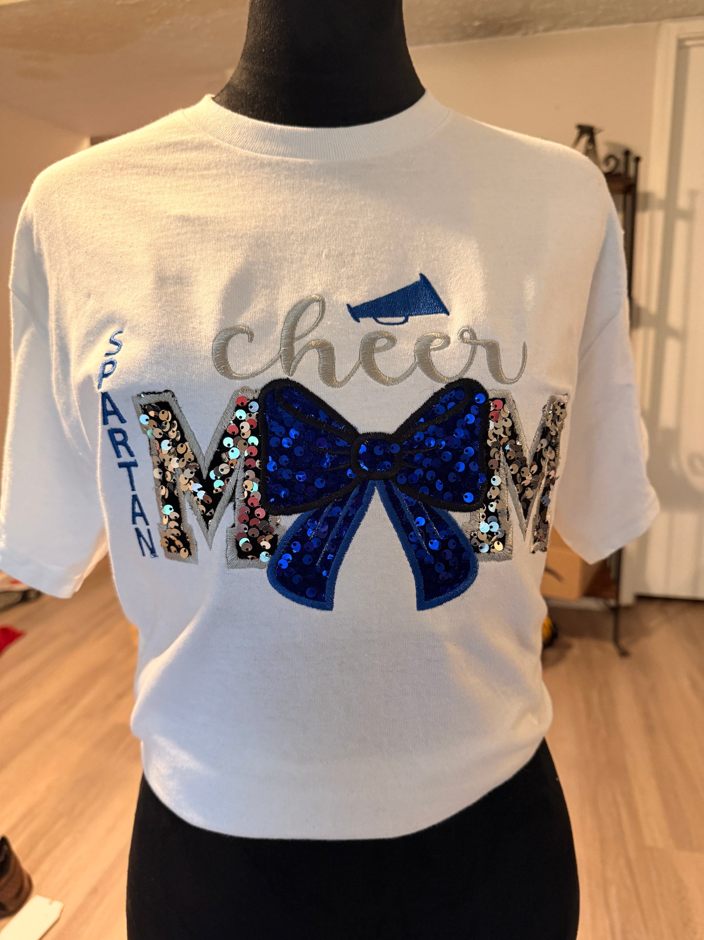 Custom Cheer Mom Embroidered Apparel